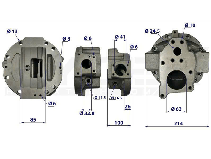 Gối bơm HPV091 EX120-2
