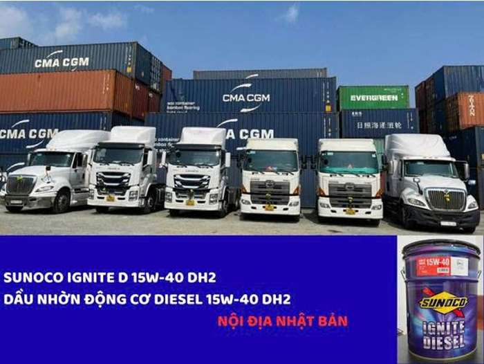 Dầu nhờn động cơ DIESEL 15w-40 DH2