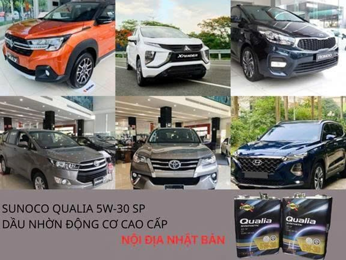 Dầu động cơ SUNNOCO QUAlLIA-5w-30 sp