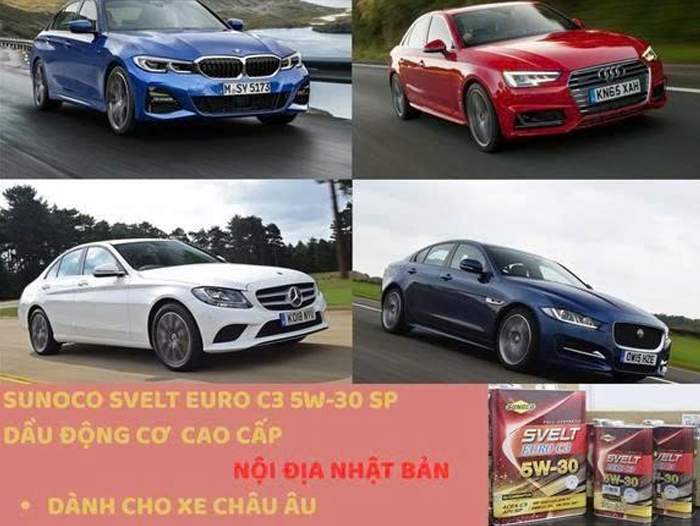 Dầu động cơ SUNNOCO SVELT c3-5w-30 sp